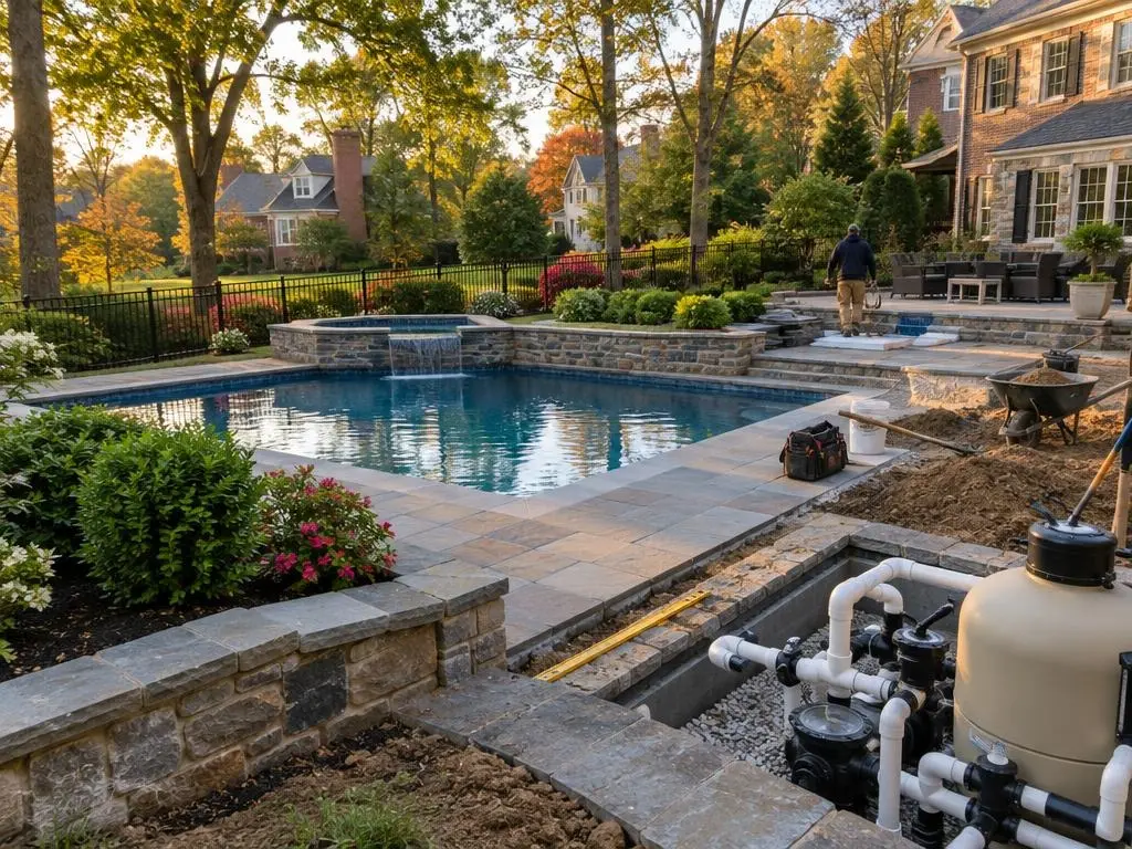 Custom Inground Pools in Bethesda, MD