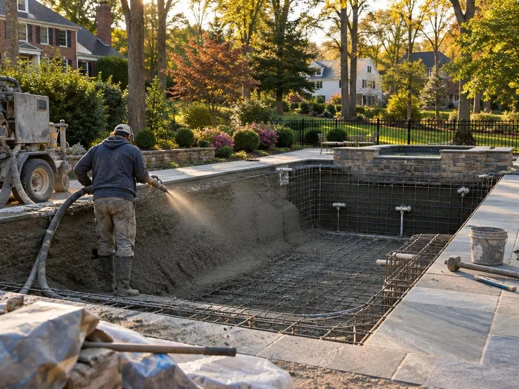 Gunite & Concrete Pools in Bethesda, MD